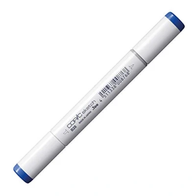 Afbeelding van COPIC Sketch Marker type B 28 Royal Blue professionele alcoholpenseelmarker met superpenseelpunt en gemiddelde punt