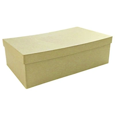 Afbeelding van Decopatch BT9011O rechthoekige doos 1 maché papierhouder, 13,5 x 22 5,5 cm, bruin