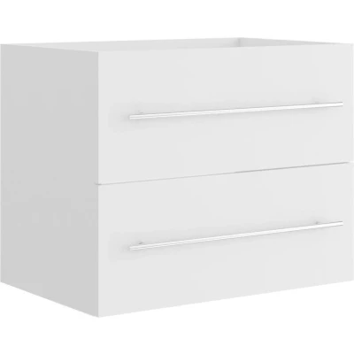 Afbeelding van Wastafelkast 60x38,5x48 cm spaanplaat wit