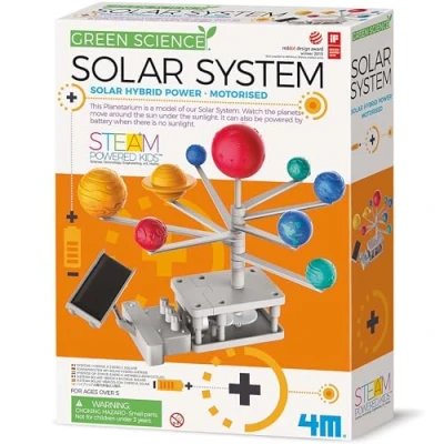 Afbeelding van 4M Kidzlabs Solar System Planeten Bouwset Voor Kinderen Zonnestelsel Kit Vanaf 5 Jaar