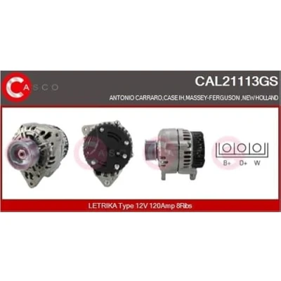 Afbeelding van CASCO CAL21113GS Dynamo / Alternator 12V 120A