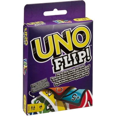 Afbeelding van Uno: Flip! (NL/EN/FR/DE)