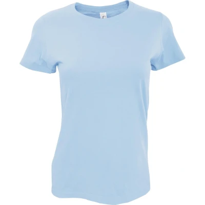 Afbeelding van SOLS Dames/dames Imperial Heavy Short Sleeve T Shirt (Hemelsblauw)