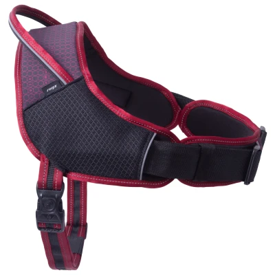 Afbeelding van Rogz Air Tech Sport Tuig Zwart&amp;Donkerrood Hondenharnas Xl