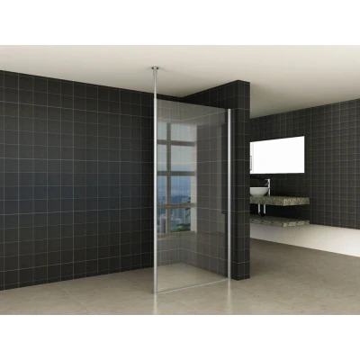 Afbeelding van Wiesbaden Set verticale plafond stabilisatiestang chroom