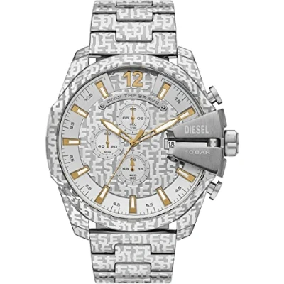 Afbeelding van Diesel heren Mega Chief horloge DZ4636 in de kleur Zilver