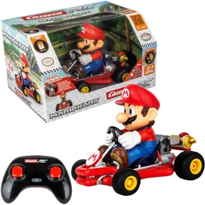 Image de Voiture radio commandée Carrera Pipe Kart Mario