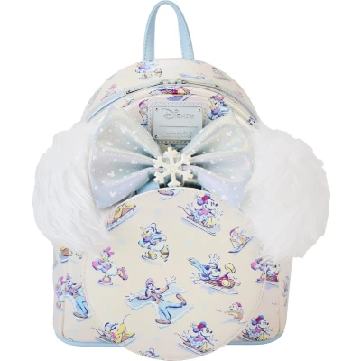 Afbeelding van Disney Loungefly Backpack and Headband Mickey Friends Winter