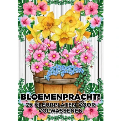 Afbeelding van Bloemenpracht! 25 Kleurplaten voor Volwassenen