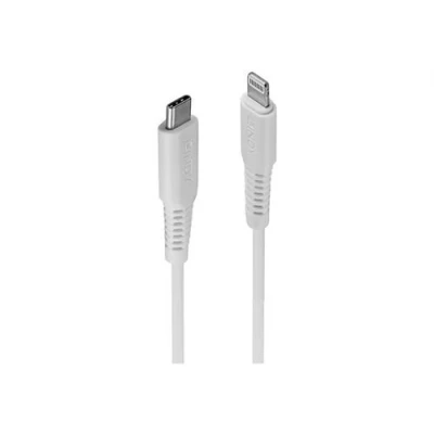 Afbeelding van LINDY USB kabel 2.0 Apple Lightning stekker, C stekker 1.00 m Wit 31316