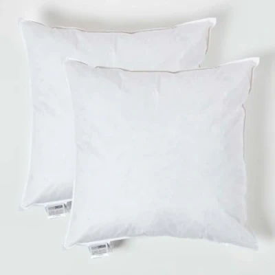 Afbeelding van Homescapes set van 2 vulkussens 50 x cm kussenvulling eendenveren
