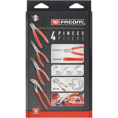Afbeelding van Set van 4 tangen FACOM GJP.A4PB Serie G