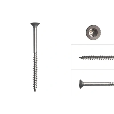 Afbeelding van Wovar Spaanplaatschroeven RVS A2 5 x 70 mm Torx 25 200 Stuks
