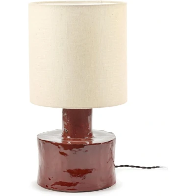 Afbeelding van Serax Catherine Tafellamp 25 X 47 Cm Donkerrood