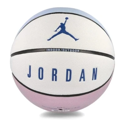 Afbeelding van Jordan Ultimate Deflated Basketbal, Heren, Maat: One Size, Ice blue/white/iced lilac/true blue