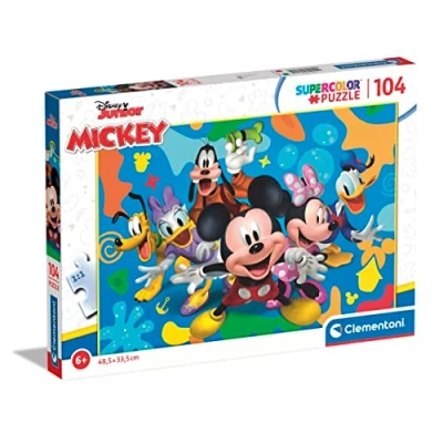 Afbeelding van Clementoni Puzzel 104 Stukjes Mickey And Friends, Kinderpuzzels, 6 8 jaar, 25745