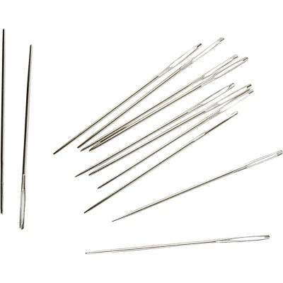 Afbeelding van Borduurnaalden 4,2 Cm Size 20 Zilver 25 Stuks
