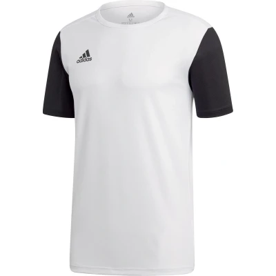 Afbeelding van adidas Estro 19 Sportshirt Maat S Mannen wit/zwart