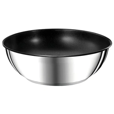 Image de Tefal Ingenio Preference Poele Wok 26 Cm, Induction, Antiadhésif, Empilable, Compatible Lave Vaisselle, Fabriqué En France L9737702