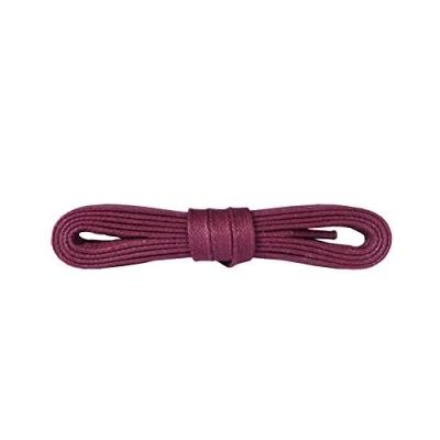Afbeelding van Kaps Kleurrijke veters voor schoenen, plat en gewaxt, 100% katoen, kwaliteit, 5 mm breed, verkrijgbaar in verschillende lengtes kleuren, gemaakt Europa, 26 Bordeaux
