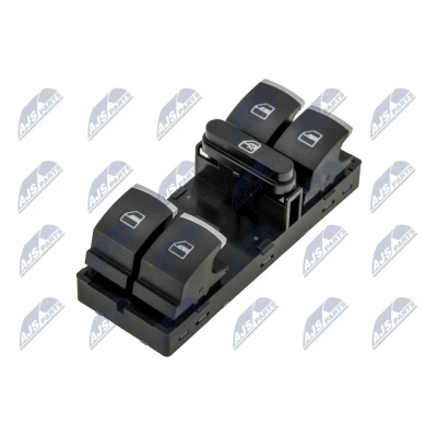 Afbeelding van NTY EWS VW 001 Schakelaar, raamopener Links voor VOLKSWAGEN: GOLF 6, Tiguan I, Touran I
