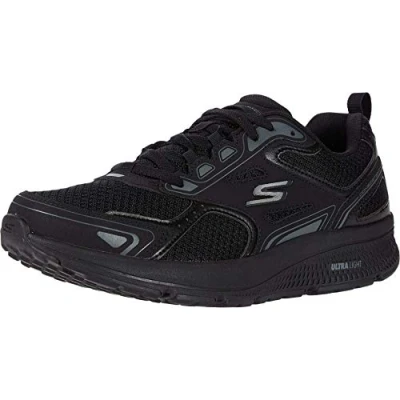 Afbeelding van Skechers Go Run Consistent 220034 BKCC, Mannen, Zwart, Sneakers,Sportschoenen, maat: 43