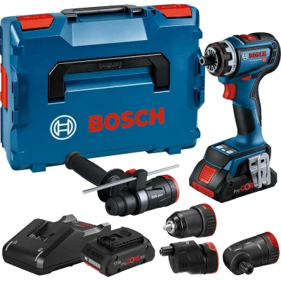 Afbeelding van Bosch Professional GSR 18V 90 FC 06019K6200 Accu schroefboormachine 18 V Li ion Incl. 2 accus, lader, koffer