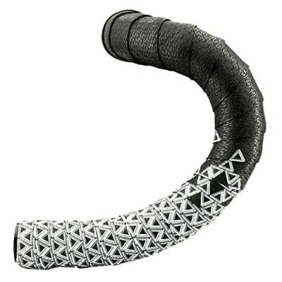 Afbeelding van Deda Stuurtape 200 X 3 Cm Eva/pu 2,5 Mm Zwart/zilver delig