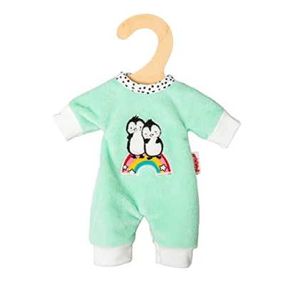 Afbeelding van Heless Velours Poppenrompertje Pinguin, 20 25 cm