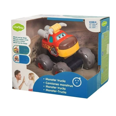 Afbeelding van Wrijving Vrachtwagen Monster Trucks 17 x 15 cm (17 x17 cm)