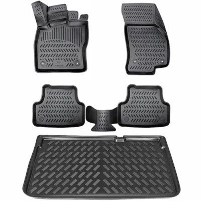 Afbeelding van ELMASLINE 3D rubberen matten en kofferbakmat voor Opel Mokka 2012 2019