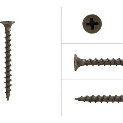 Afbeelding van Wovar Gipsplaatschroeven Gefosfateerd Staal Grof Draad 3.9 x 45 mm 1000 stuks
