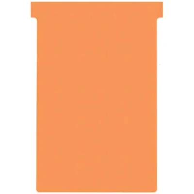 Afbeelding van Nobo T Planbordkaarten Index 4 Formaat 180 x 124 mm Oranje