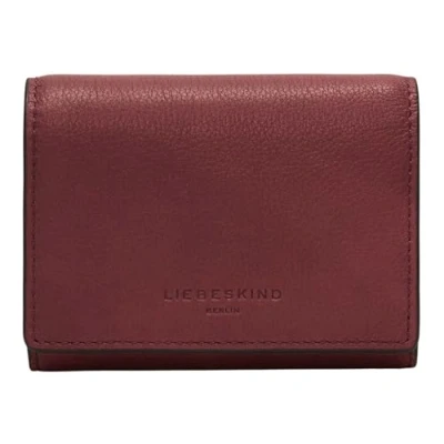Afbeelding van LIEBESKIND BERLIN Portemonnee LOU 2 3D Leather Louisa Wallet Berry Wijnrood