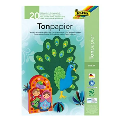 Afbeelding van Folia gekleurd tekenpapier