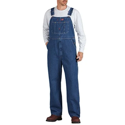 Afbeelding van Dickies Tuinbroek voor heren, 8396snb, Steen Washed Indigo Blauw