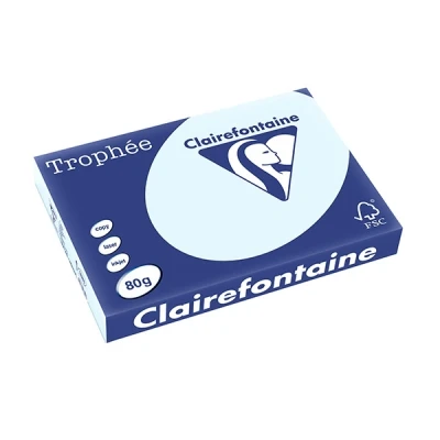 Image de Clairefontaine papier couleur 80 g/m² A3 (500 feuilles) bleu