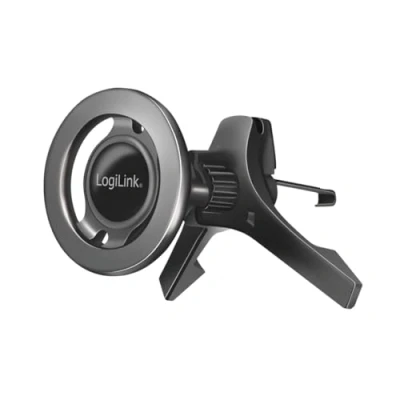 Afbeelding van LogiLink AA0167 Ventilatierooster Telefoonhouder voor in de auto 360 draaibaar, Magneetbevestiging