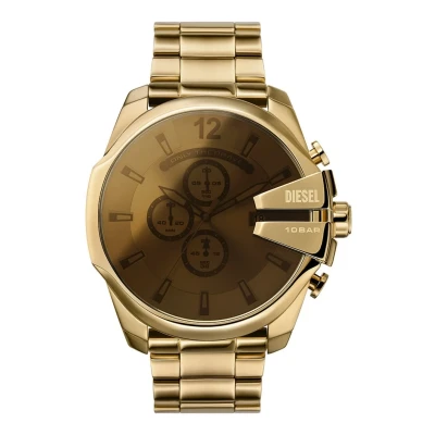 Afbeelding van Diesel heren Mega Chief horloge DZ4662 in de kleur Goud