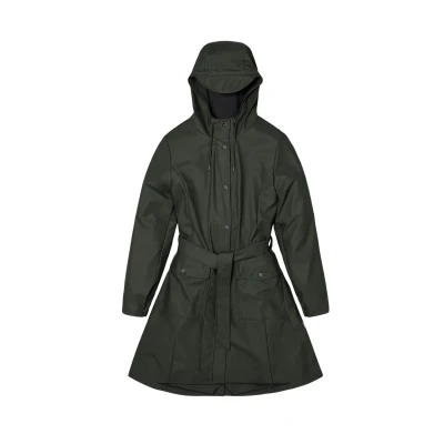Afbeelding van Rains Jacket Parka, Dames, Maat: XS, Green