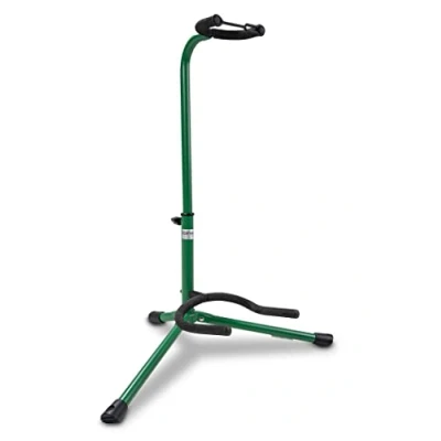 Image de GEWA Klassik Pied de guitare, hauteur réglable jusqu&#039;à 78 cm, surface d&#039;appui 48x30 vert