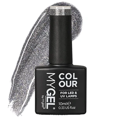 Afbeelding van Mylee Gel Nagellak 10ml [Hollywood twist] UV/LED Gellak Nail Art Manicure Pedicure, Professioneel &amp; Thuisgebruik [Fine Glitters Range] Langdurig en gemakkelijk aan te brengen