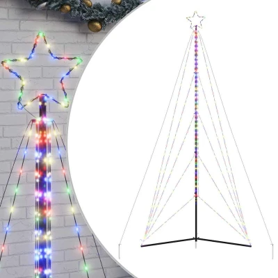 Afbeelding van vidaXL Kerstboomverlichting 615 kleurrijke LED&#039;s 404,5 cm