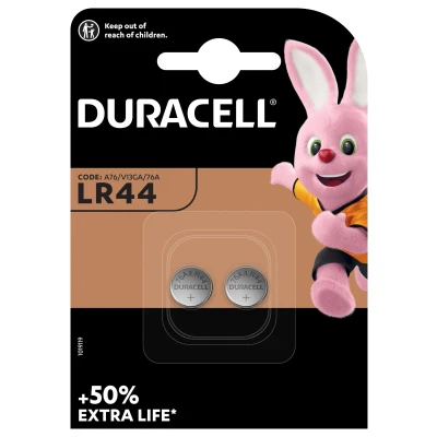 Afbeelding van Duracell Specialty Lr44 Alkaline Knoopcelbatterij, Verpakking Van 2