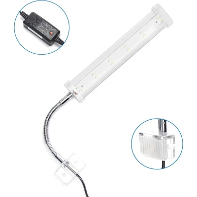 Afbeelding van Nobleza Verlichting open Aquarium Lengte 40cm Led 6 watt lamp licht Aquariumlamp Wit Glas