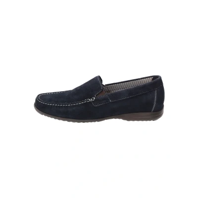 Afbeelding van Sioux Mocassins, Heren, Maat: 40.5, Blau Veloursleer