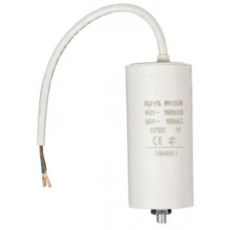 Afbeelding van Condensator Aanloop 50.0 μF (Max. 450V, Met kabel)