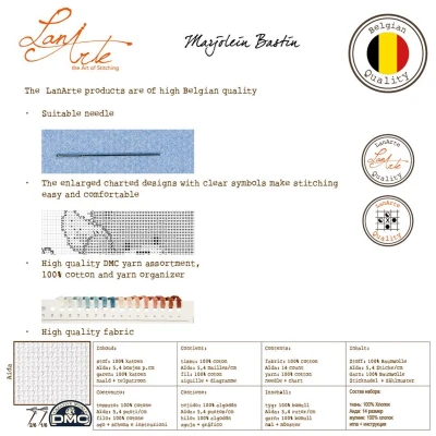 Afbeelding van LanArte Winterlandschap borduren (pakket) PN 0199230