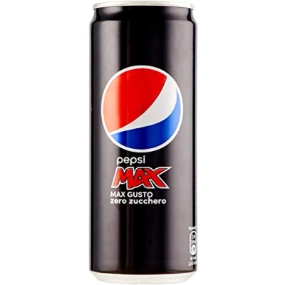 Afbeelding van Pepsi Max, Bevanda Analcolique Gusto Cola, Zero Suiker, Pot Sleek, Formaat 24 x 0,33 l