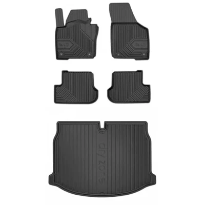 Afbeelding van MOTOS Rubberen automatten en kofferbakmat set voor Volkswagen Beetle 2011 2019 Verbeter je reiscomfort met 3D antislip automat vloermatten alle weersomstandigheden
